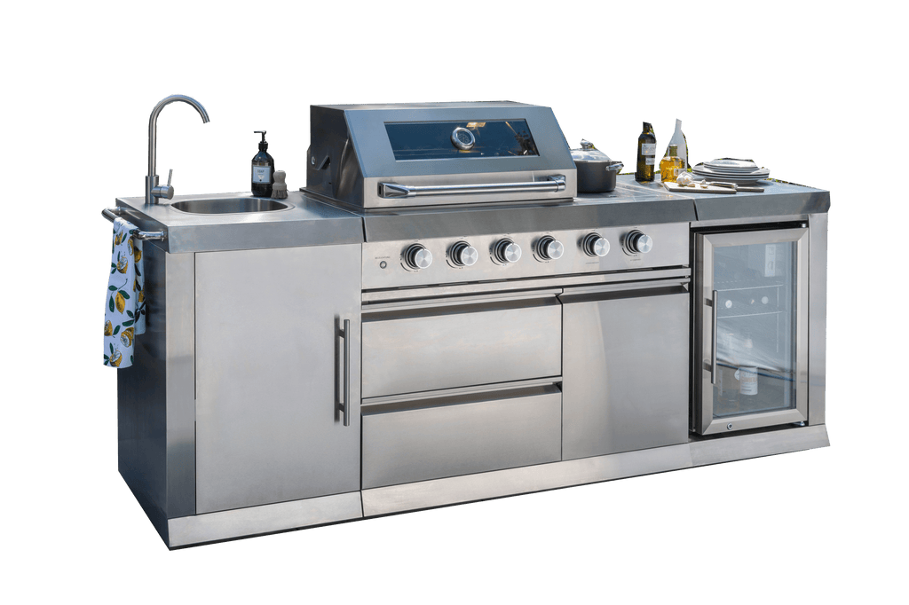 ABSOLUTE PRO Outdoor Kitchen - 4 burner,fridg - Rathwood Store