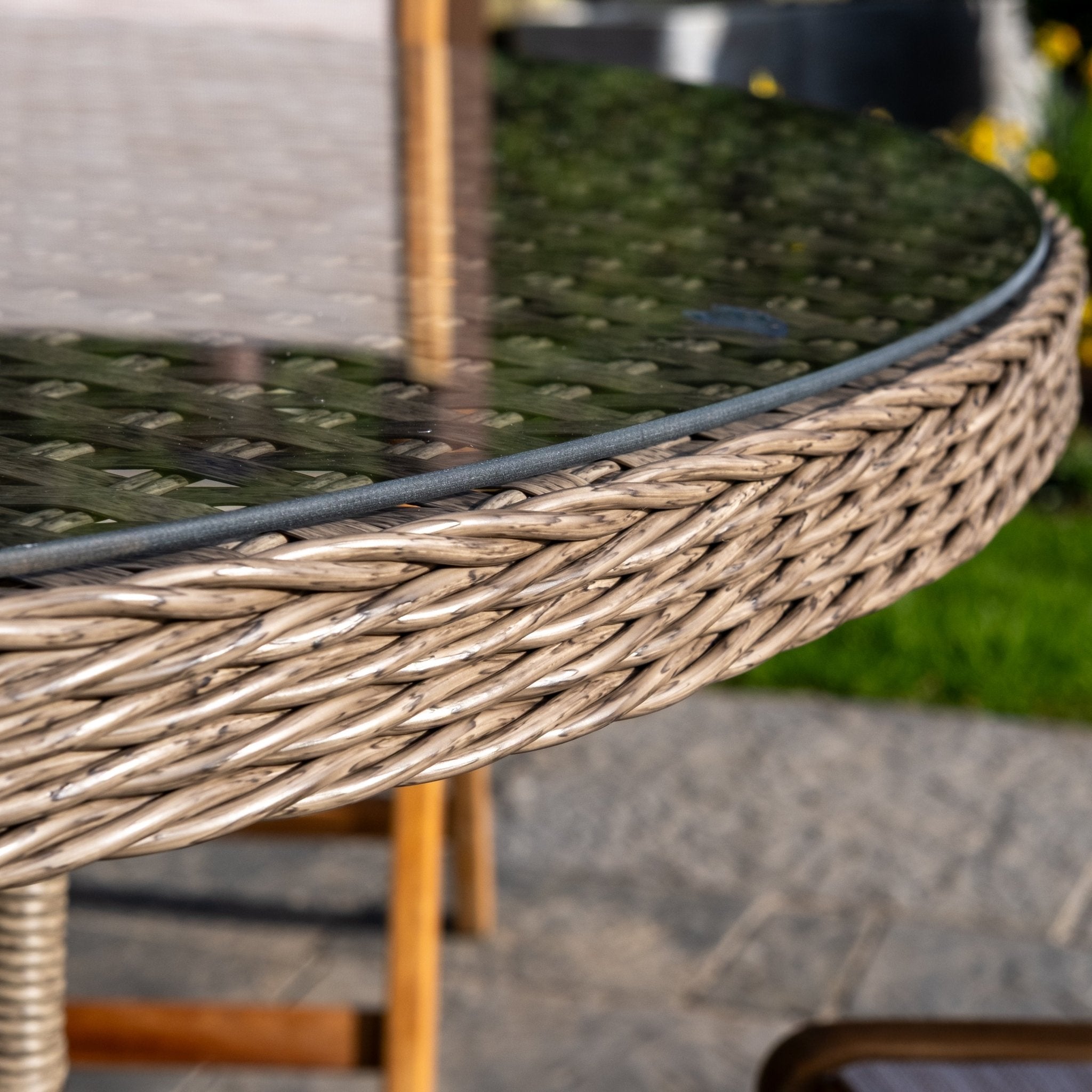 Acacia 4 Seater Deluxe Outdoor Dining Set - Rathwood Store