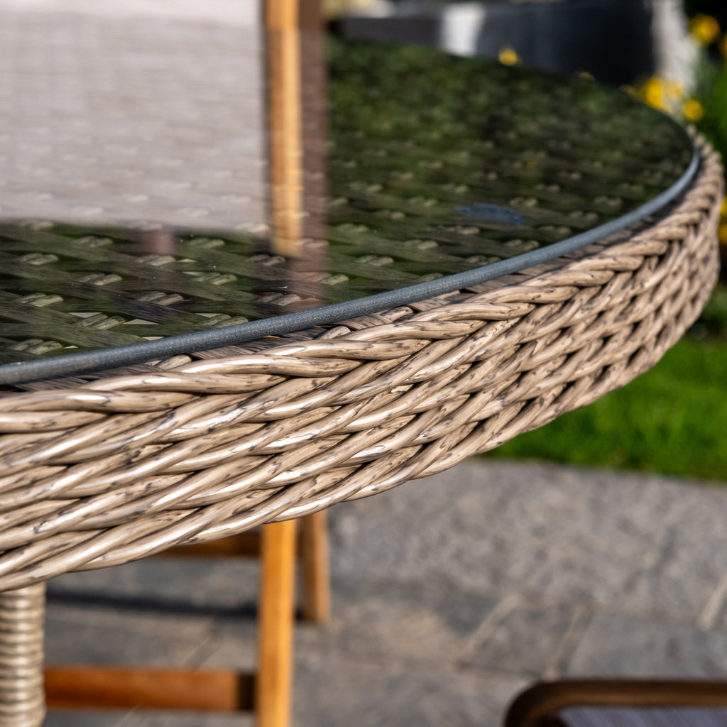 Acacia 4 Seater Deluxe Outdoor Dining Set - Rathwood Store