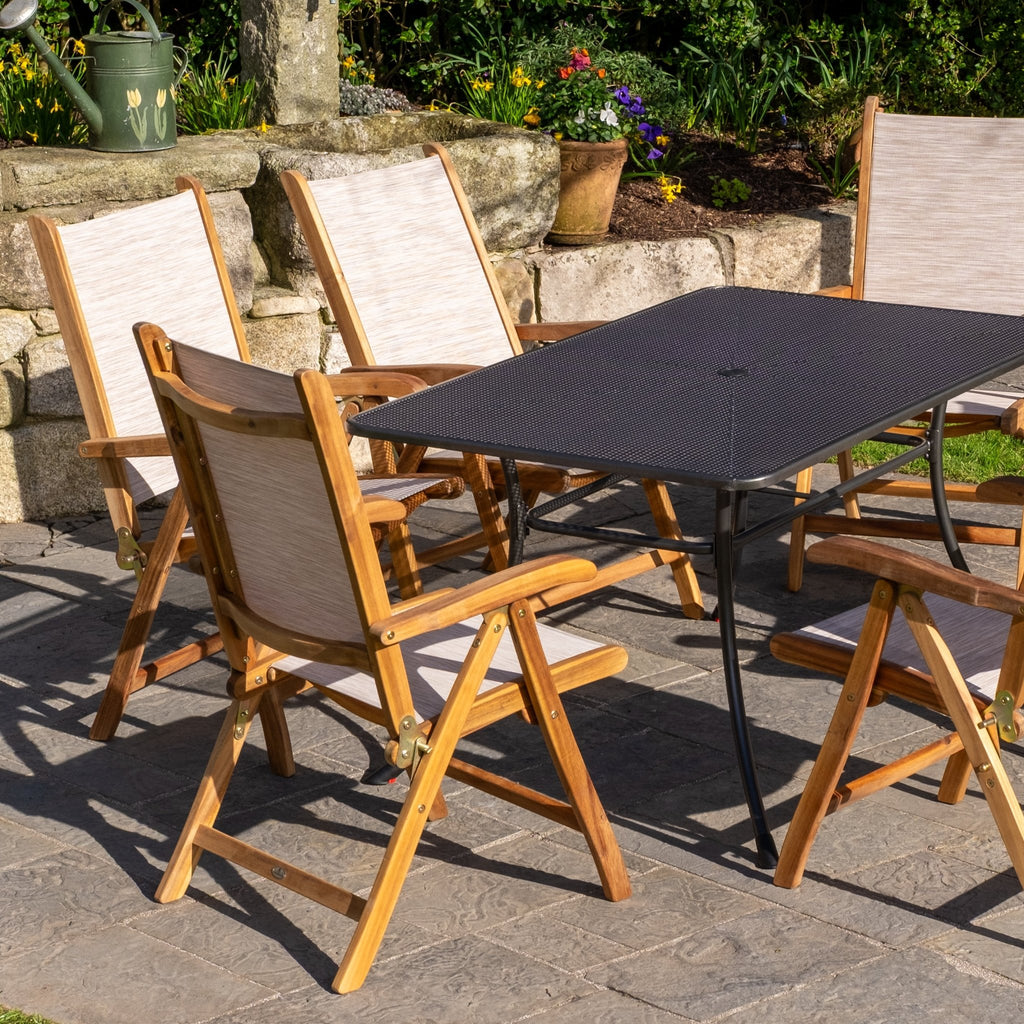 Acacia 6 Seater Premium Outdoor Dining Set - Rathwood Store