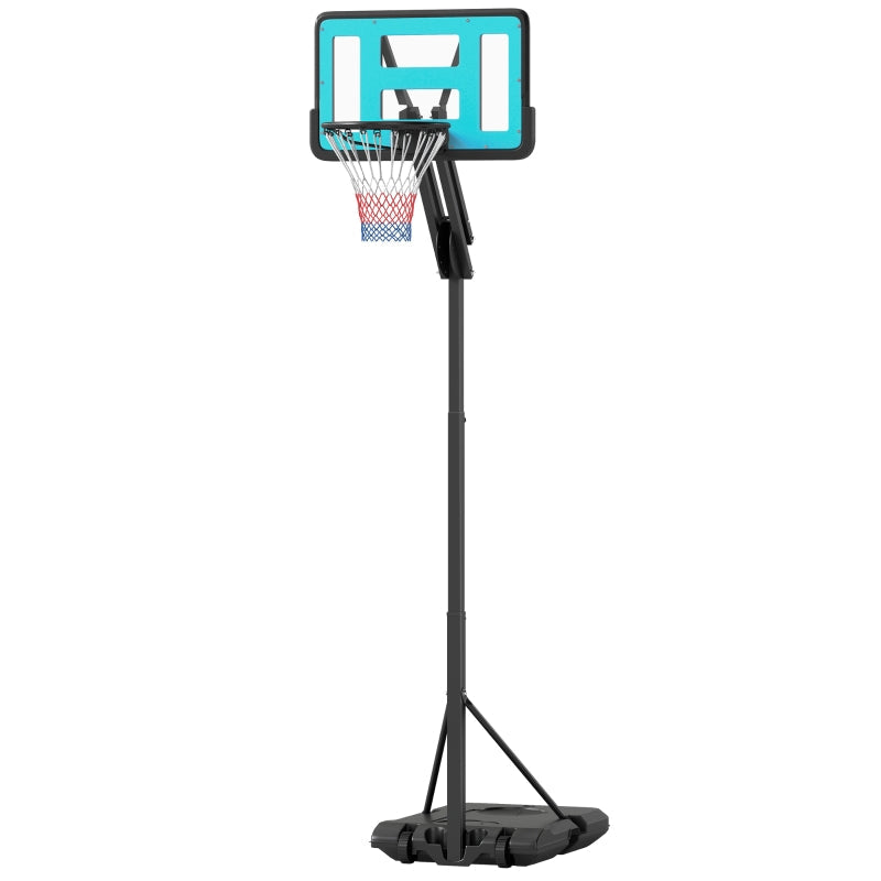 Basketball Hoop, Portable Height Adjustable with Backboard, Steel