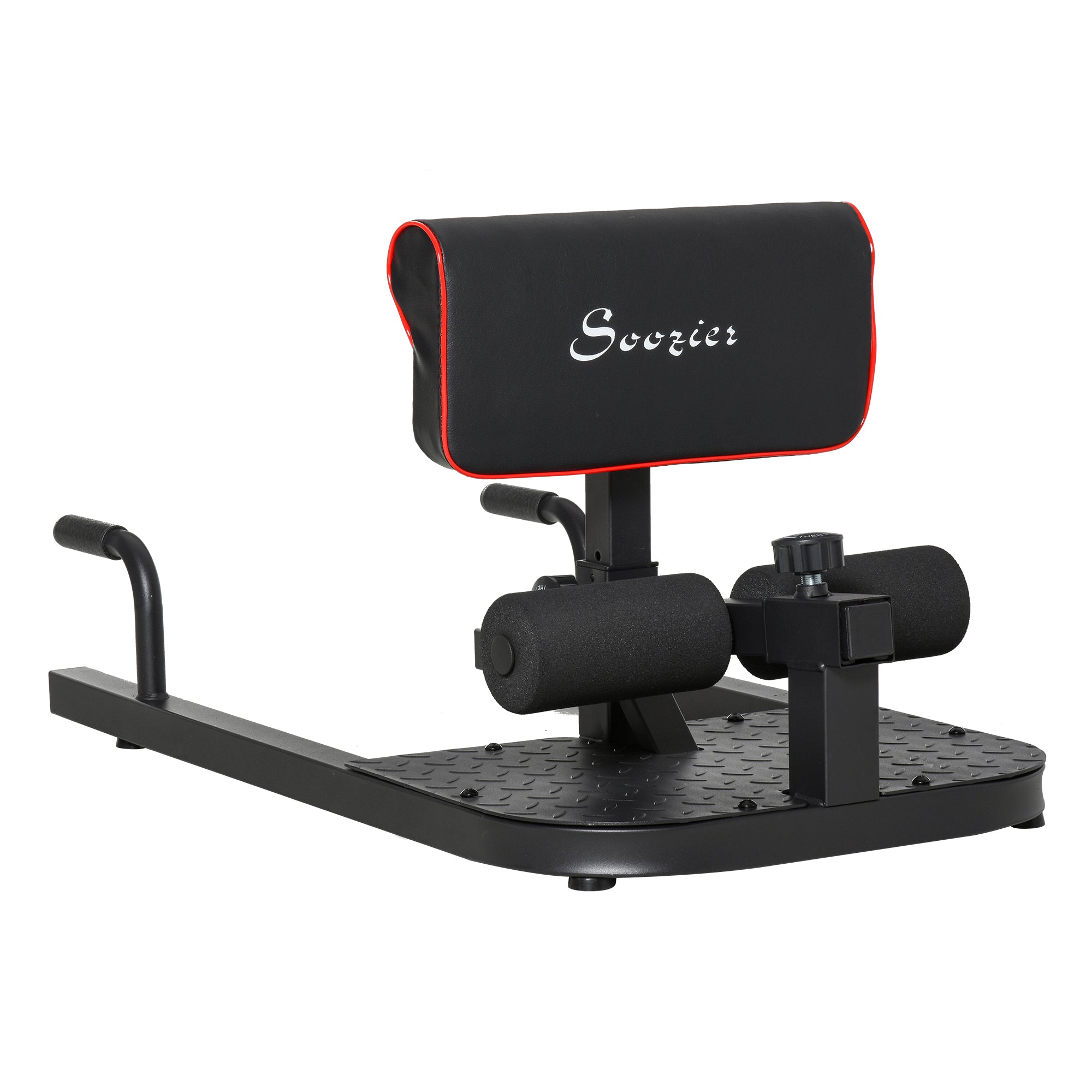 Sissy Squat Trainer, 3-in-1 verstellbar, Stahl Schwarz