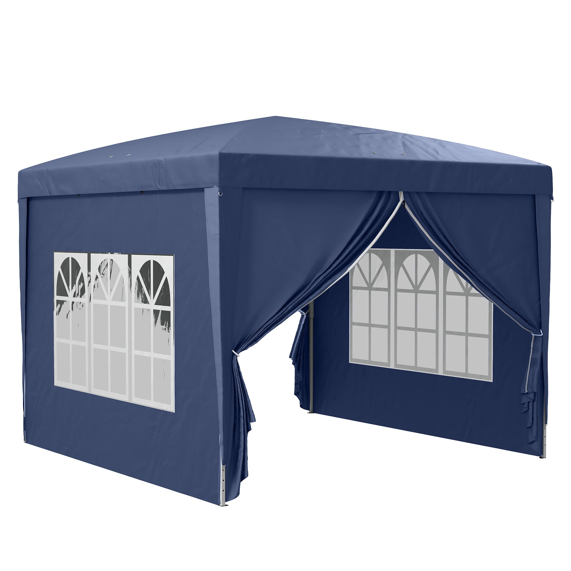 Pop Up Gazebo, Water and UV Resistant with Carry Bag, Blue
