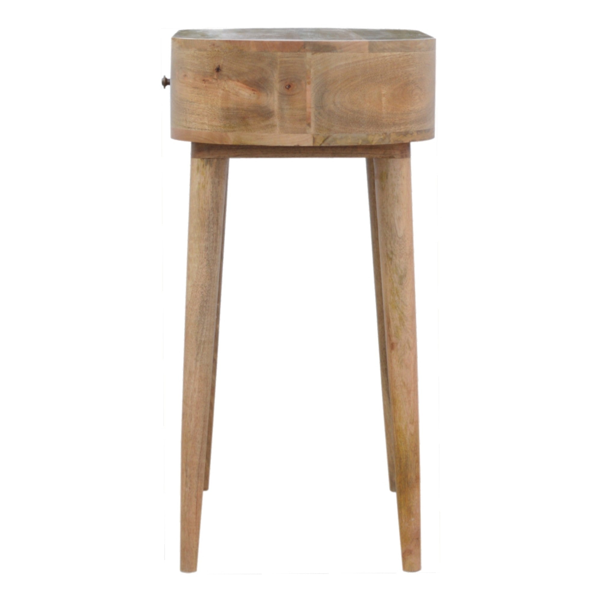 Albion Console 1 Drawer Solid Wood Beige