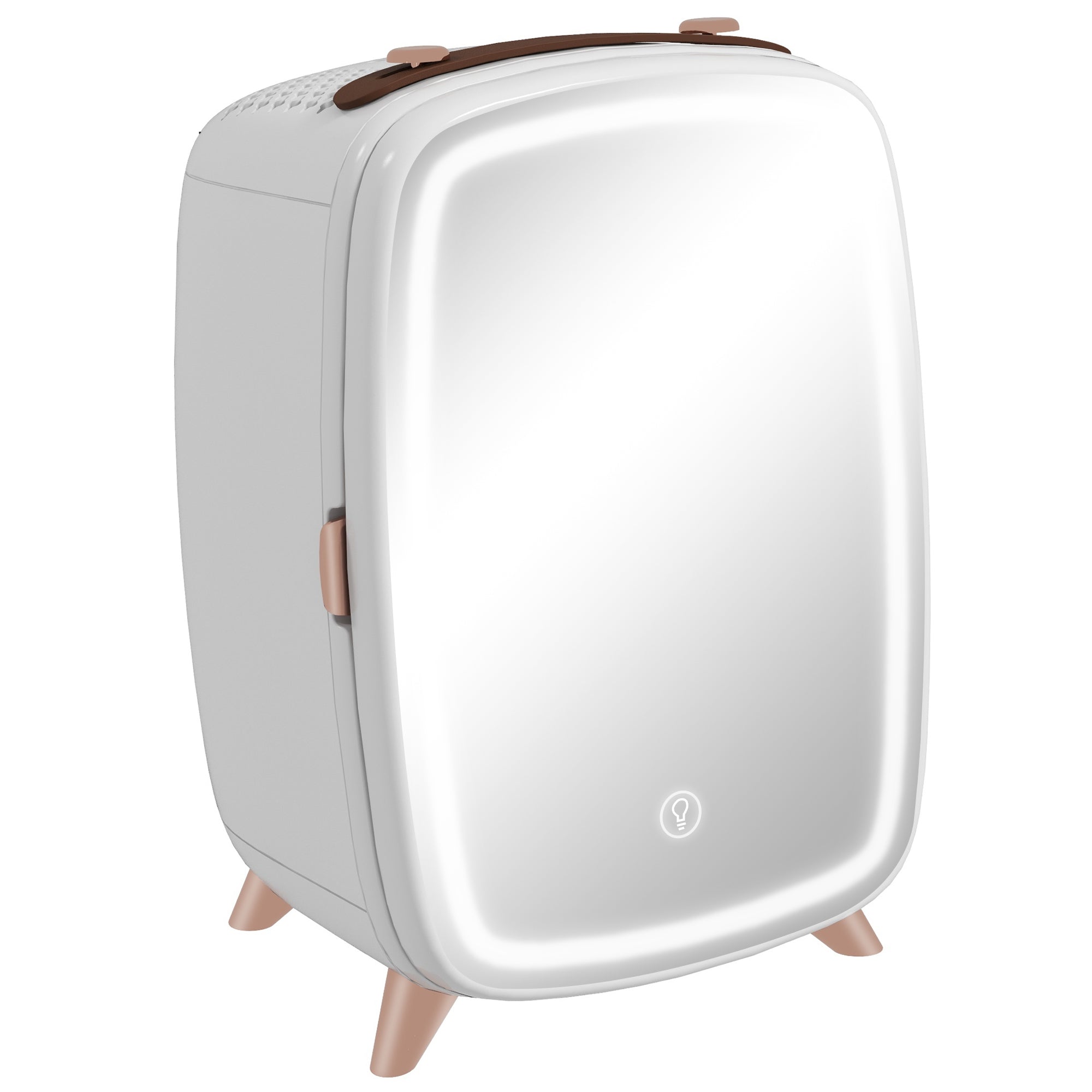 Mini Fridge 6L Cosmetic Cooling Portable White