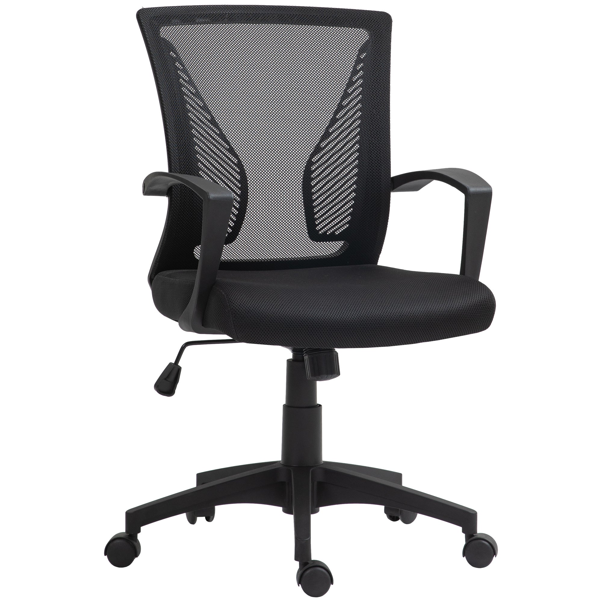Office Chair Tilt Function Swivel Max Load 120 kg, Black