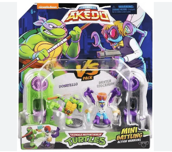 Akedo TMNT S1 Pack - Donatello vs. Baxter - Rathwood Store