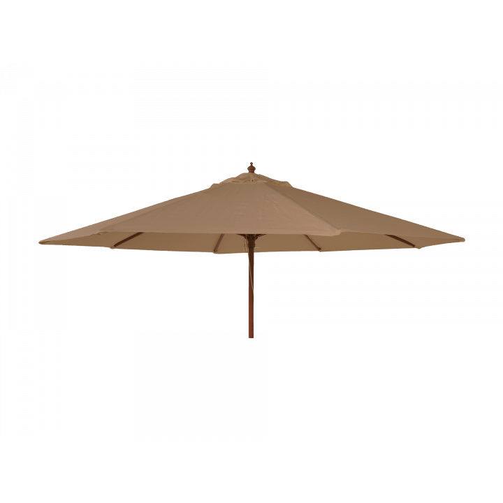 Alexander Rose Parasol - 300cm Diameter (Taupe / Brown) - Rathwood Store