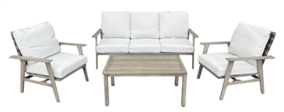 Aluminium 5 - Seater Sofa Coffee Set - Rathwood Store