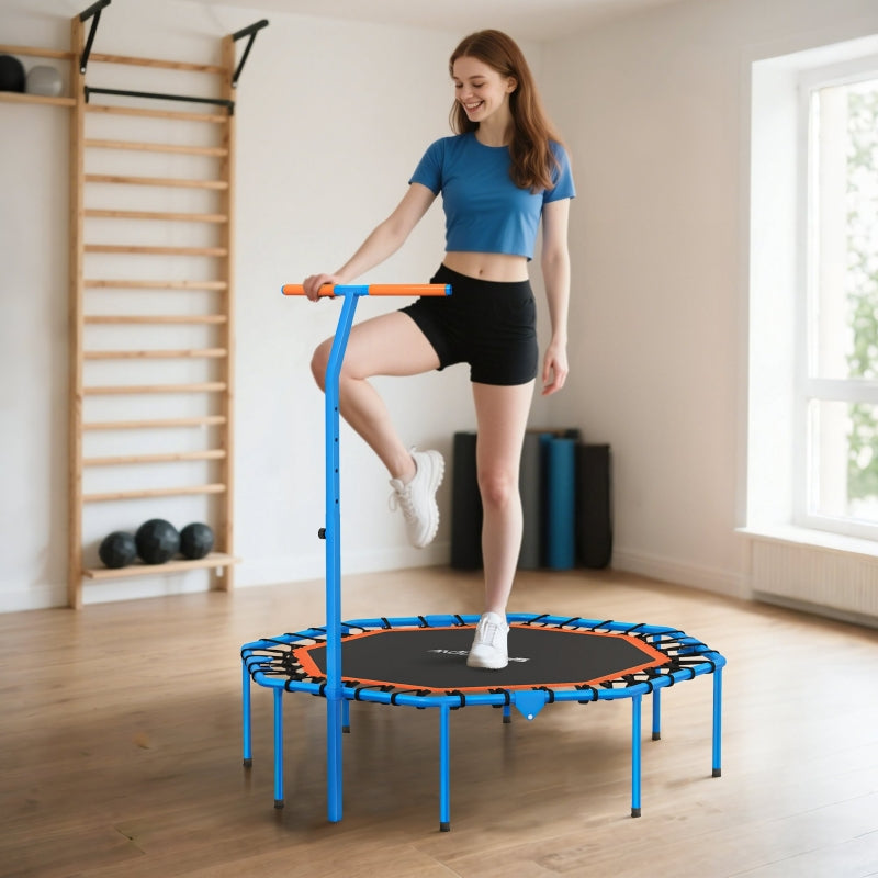 Fitness Trampoline Adjustable Handlebar - Blue