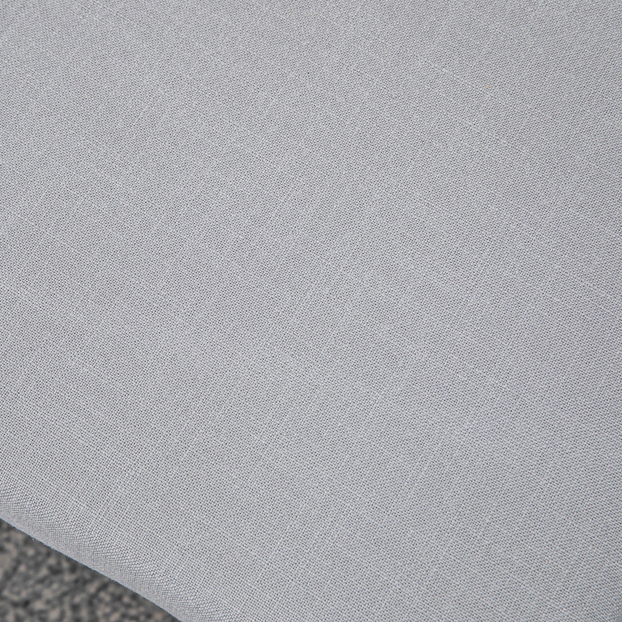 Footstool upholstered with wooden legs, 68x38x42 cm, grey