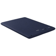 Double Inflatable Mattress Built-In Pump - Blue