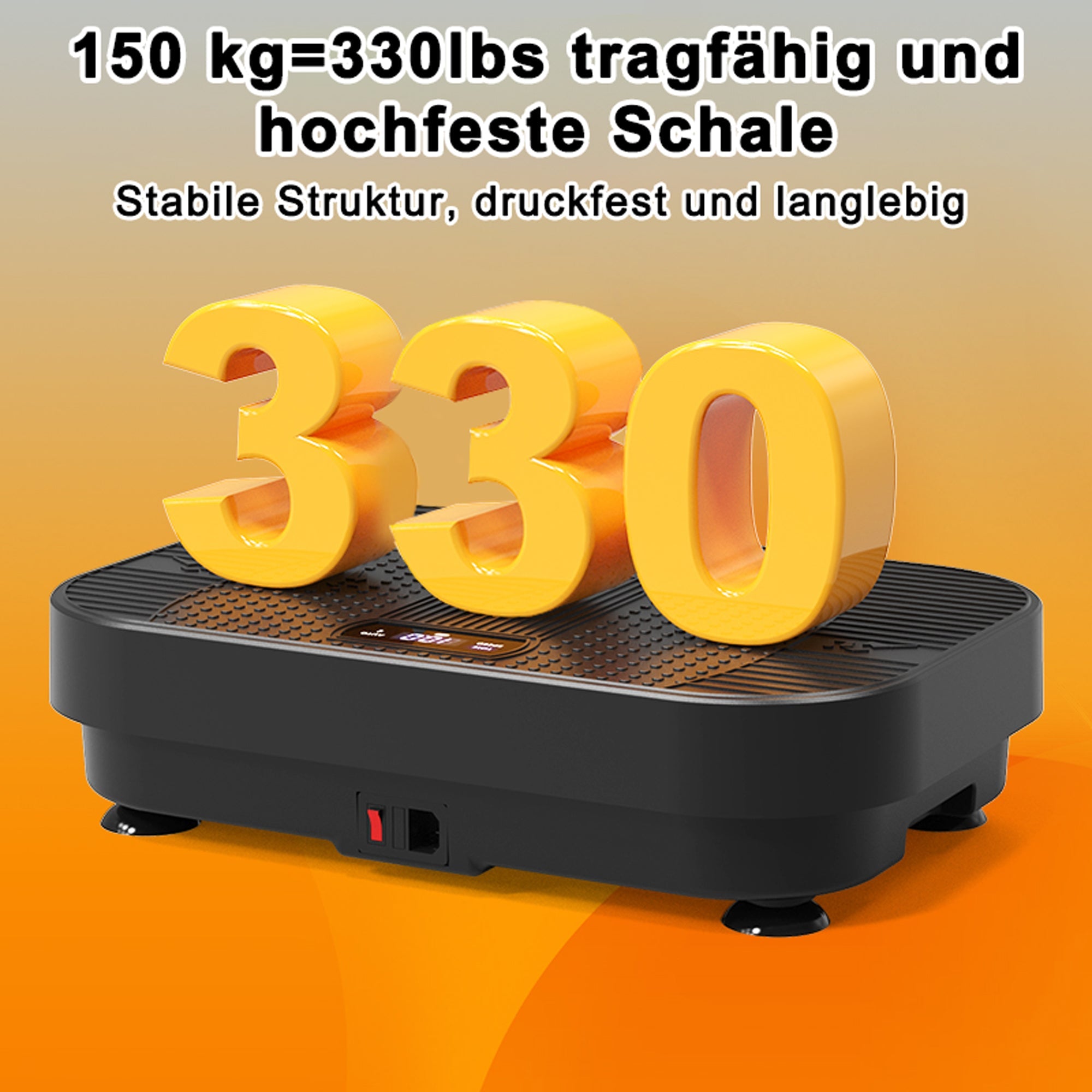 Vibration Plate Full Body Workout Fitness Platform with BT Music, Home Gym Device