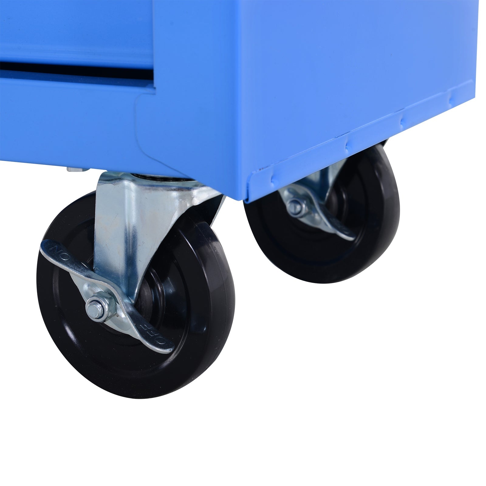 Workshop trolley 5 drawers, mobile tool trolley, red