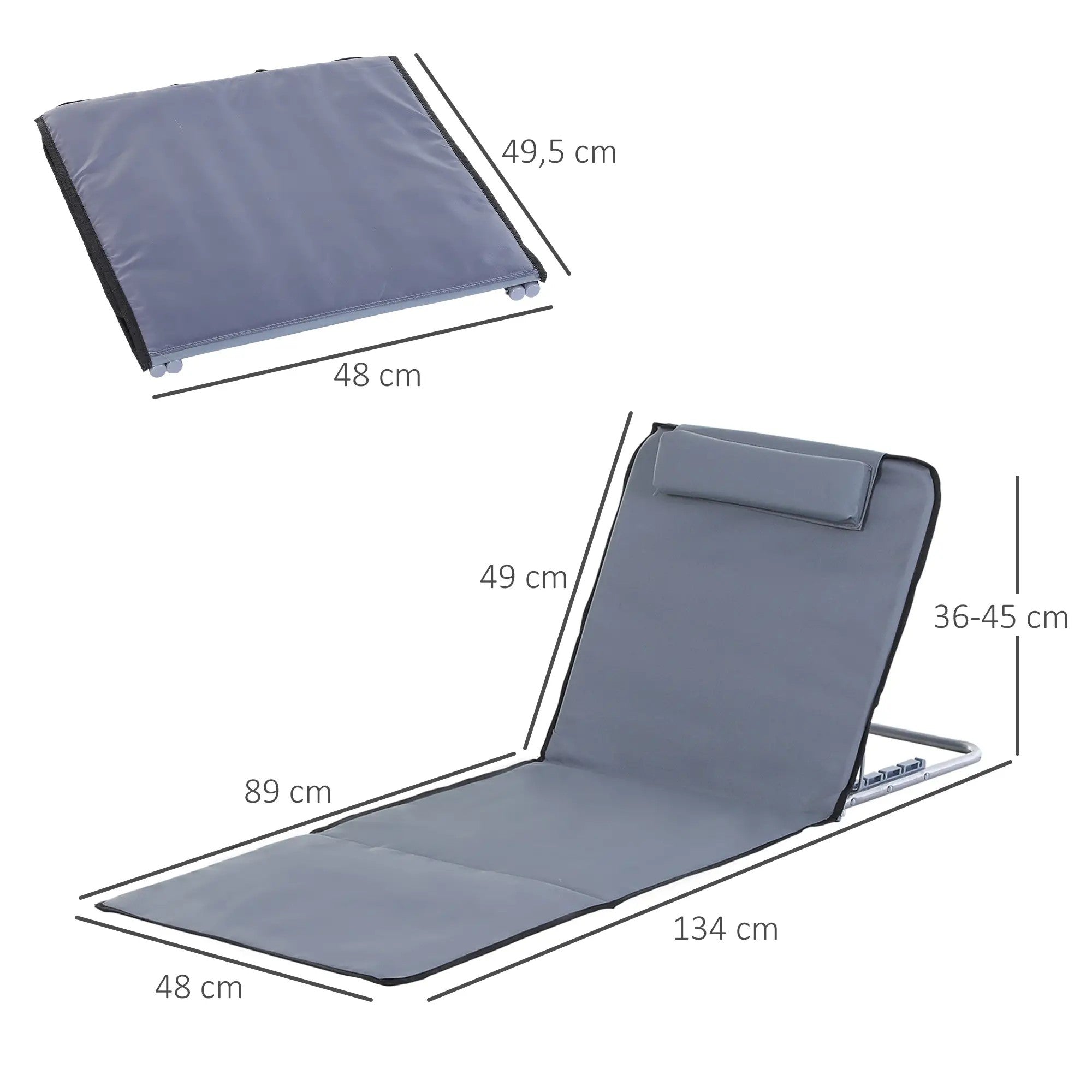Steel Carrier Bag, Robust Versatile Transport 134x48x36-45cm