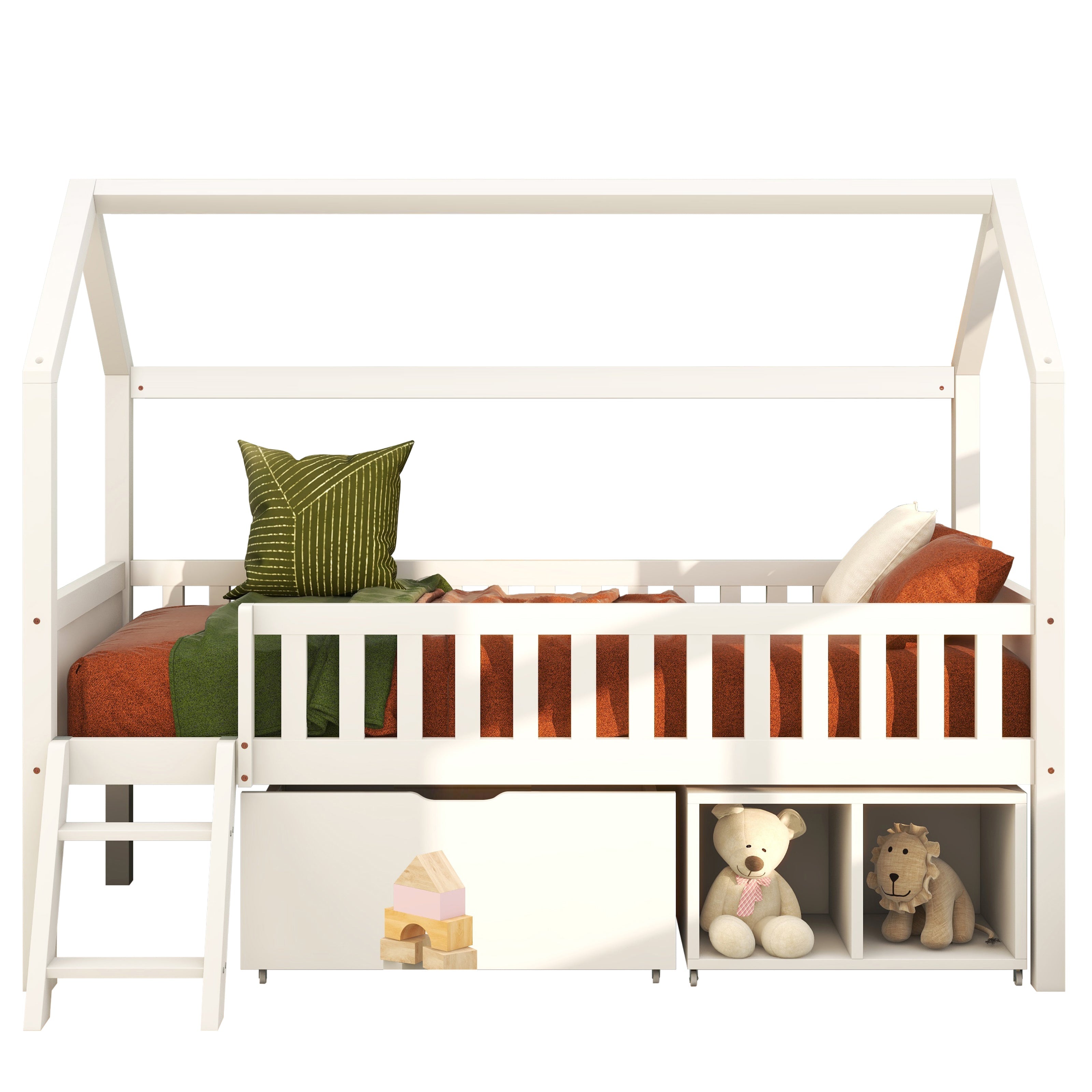 Treviso L-Shaped Sofa Bed 3-Seater Fold-Out Storage LED Beige