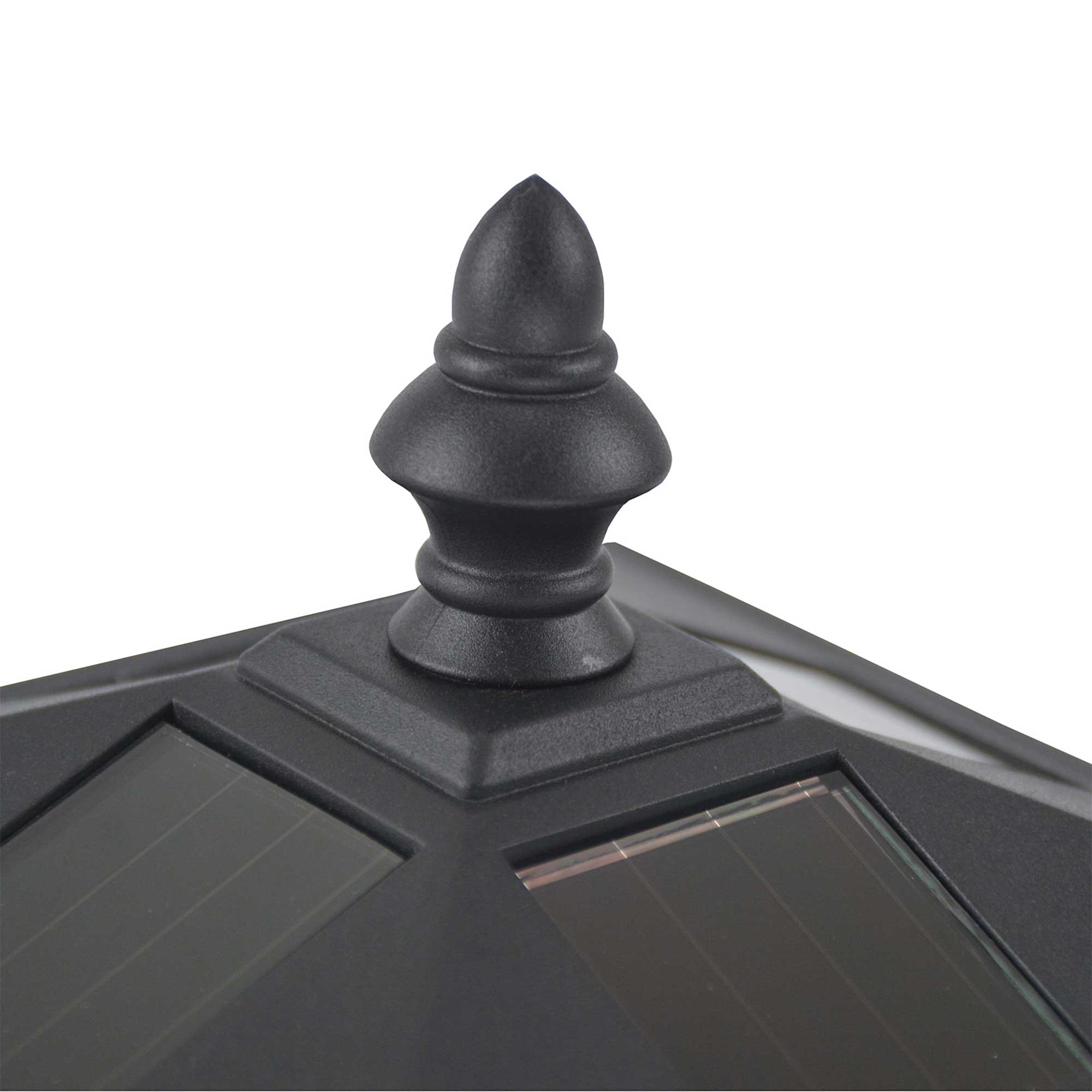 Solar Lantern LED 10 Lumen 15 x 15 x 120cm Black