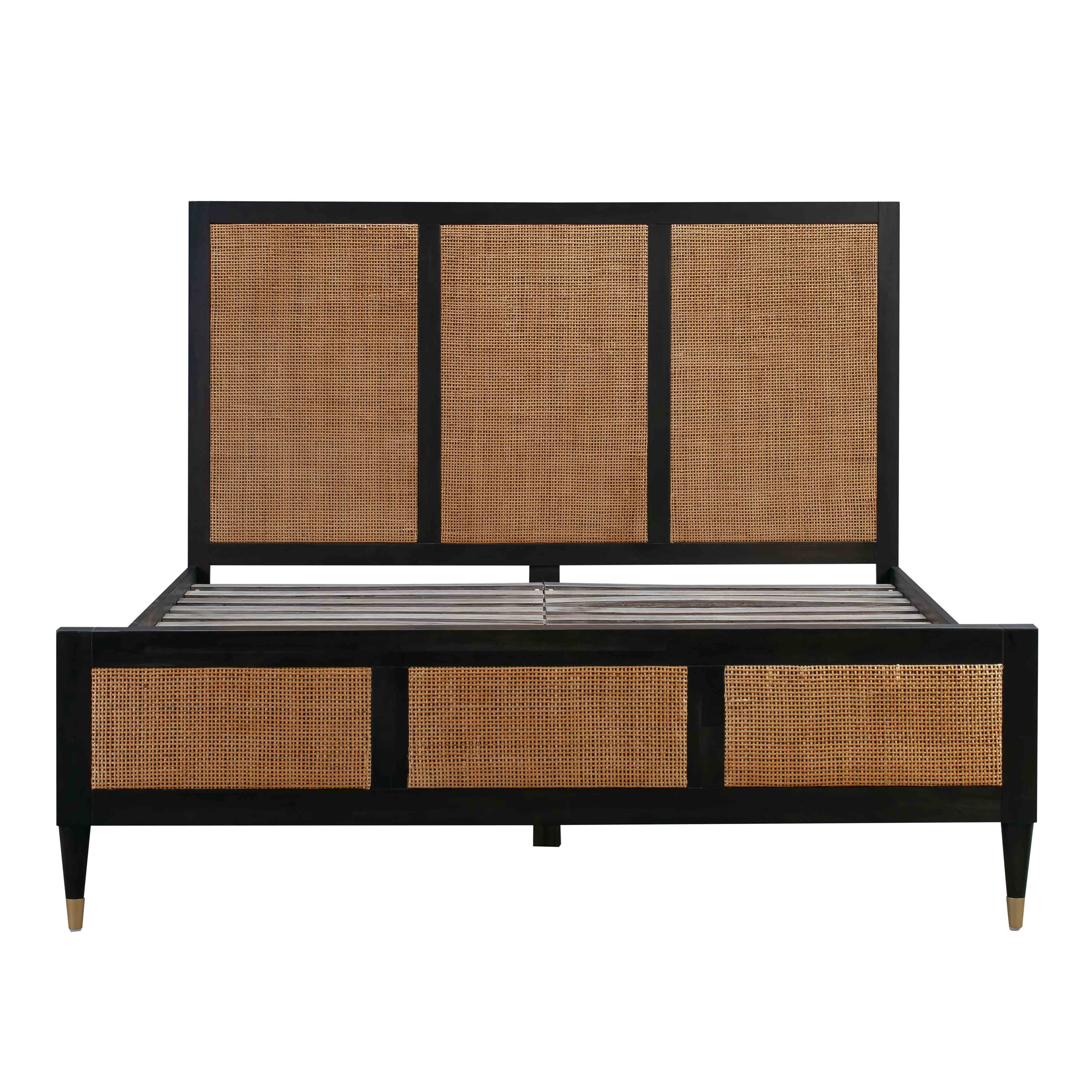 Sierra Noir Bed Super King Wood Black Brown