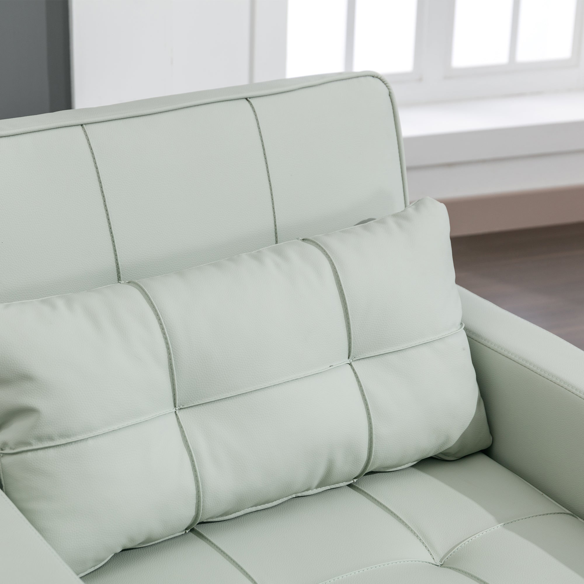 3-in-1 Extendable Single Sleeper Sofa Cup Holders USB Port