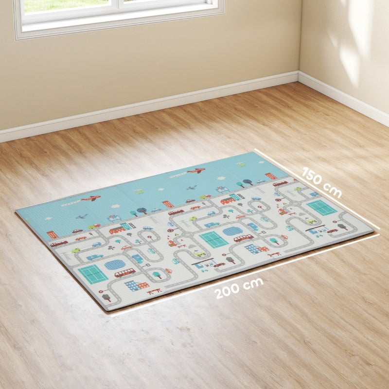 Baby Play Mat Non-Slip 1.5cm Thick Animal Pattern - Foam
