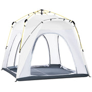 Kuppelzelt, 4 Personen, leicht, wasserdicht, UV 50+
