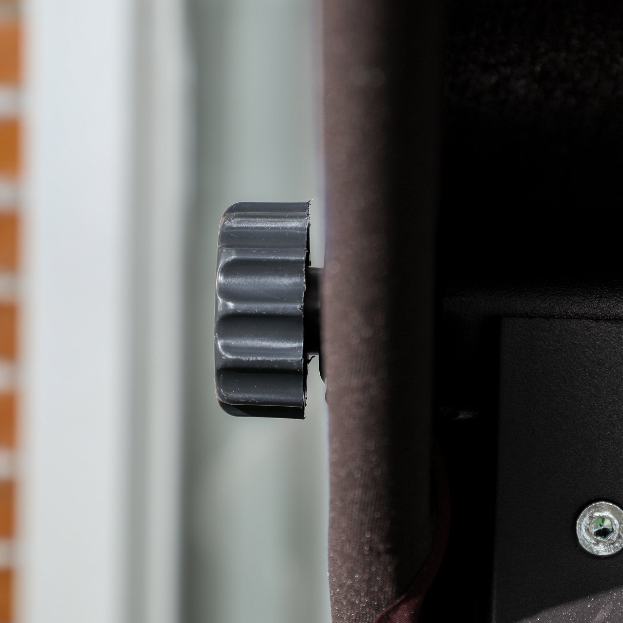 Hollywood Swing 3-Seater Adjustable Sunshade & Cushions Metal/Textile Brown