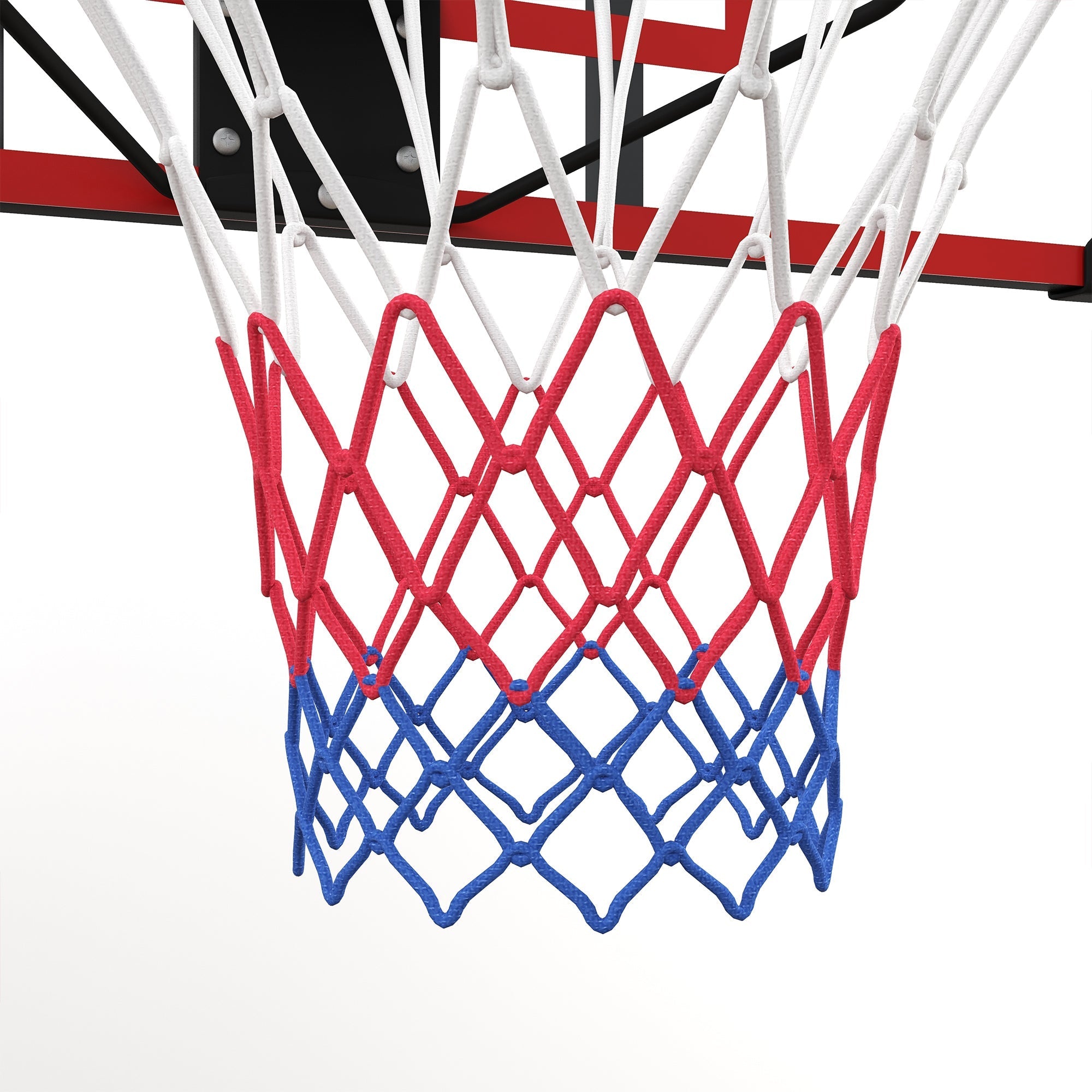 Basketballkorb, Wandmontage Außen-Backboard, Stahl Rot
