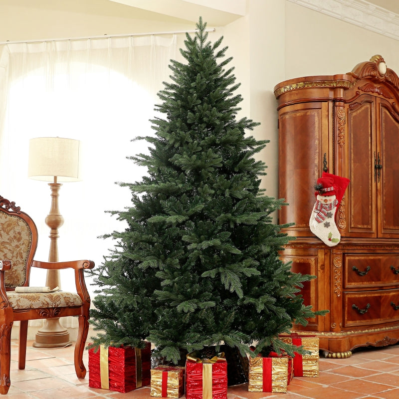 Artificial Christmas Tree, 7ft Spruce, Green