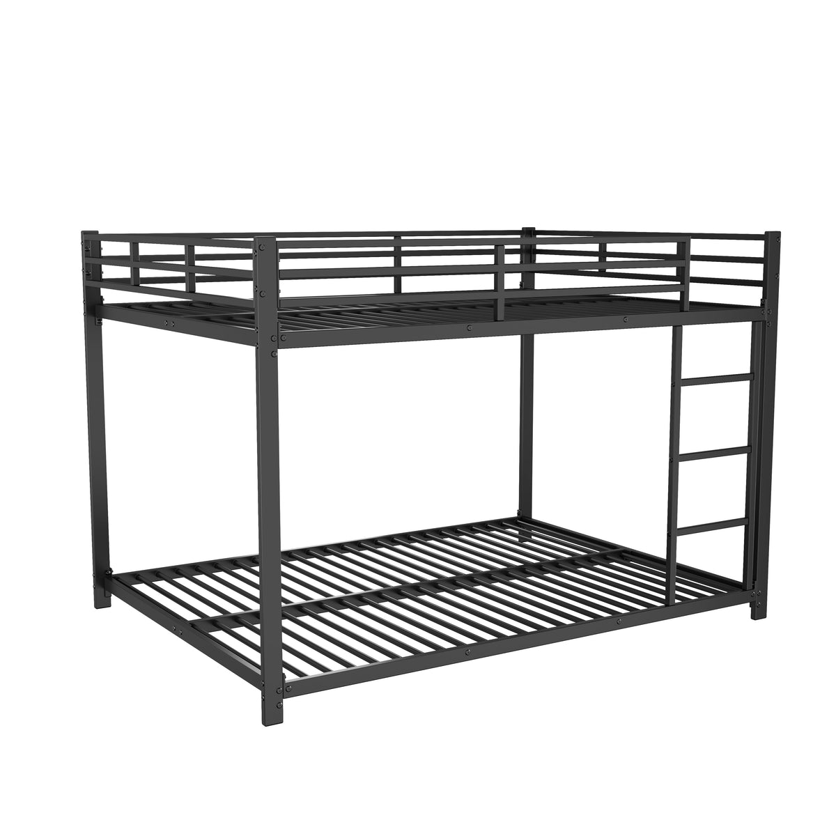 Bunk Bed 140x200 Classic Iron Frame - Black