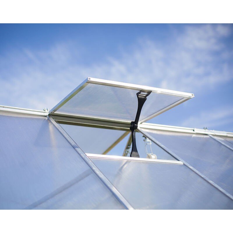 Balance 10 ft. x 12 ft. Greenhouse Kit - Silver Structure & Hybrid Panels - Rathwood Store