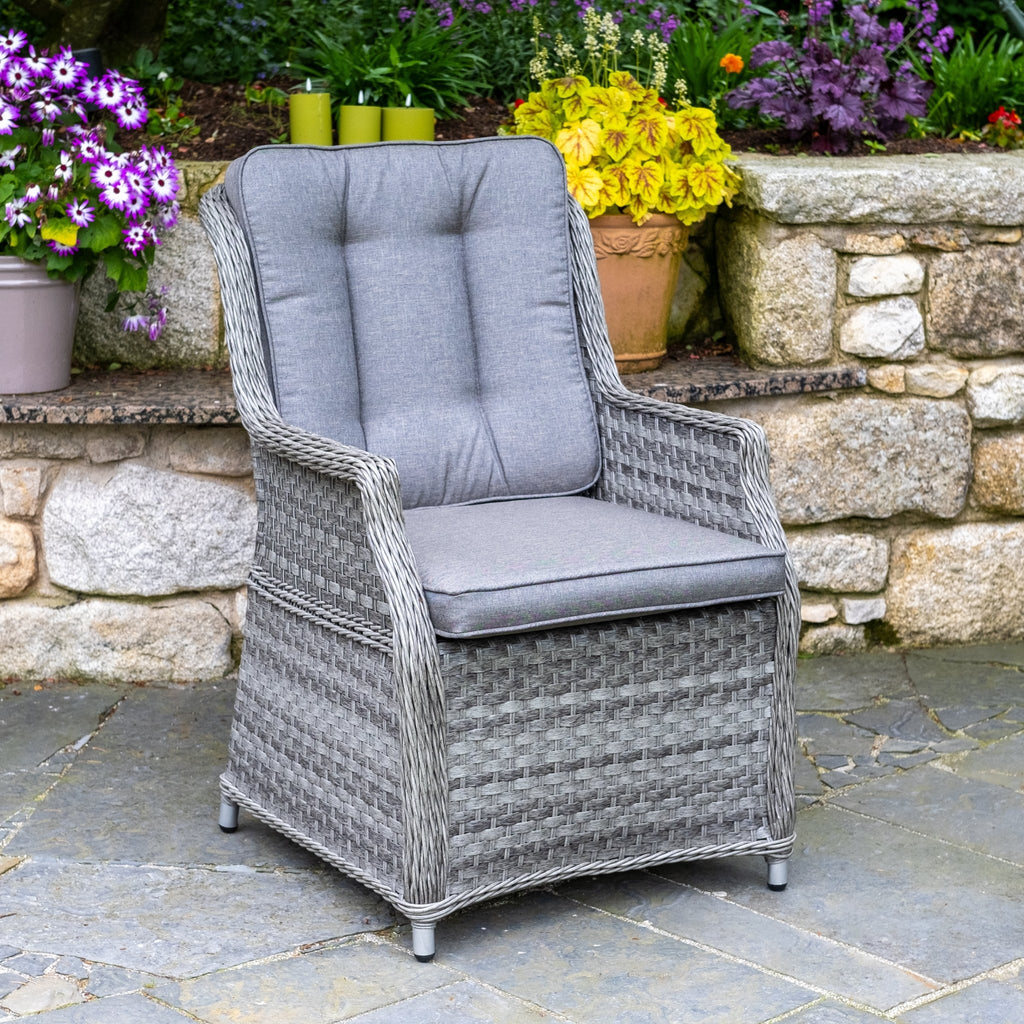 Bali - 8 Seat Set with 170cm Round Table (Grey) - Rathwood Store