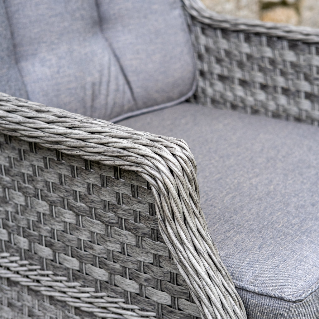 Bali - 8 Seat Set with 170cm Round Table (Grey) - Rathwood Store