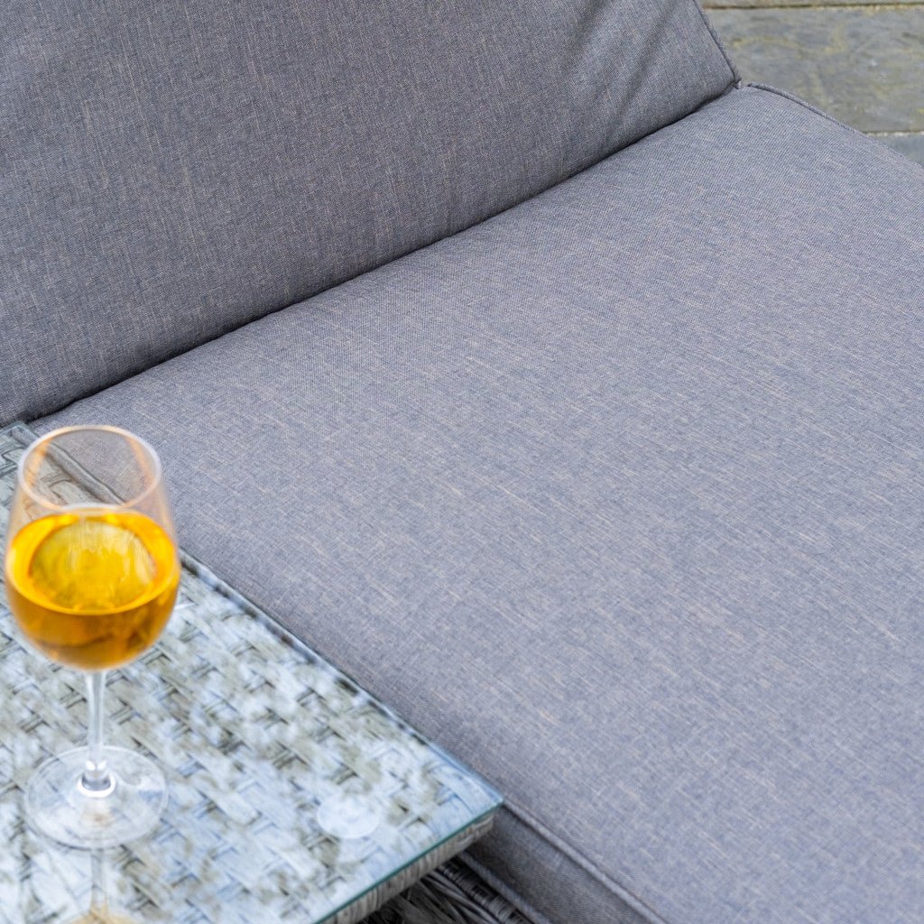 Bali - Sun Lounger & Table (Grey) - Rathwood Store