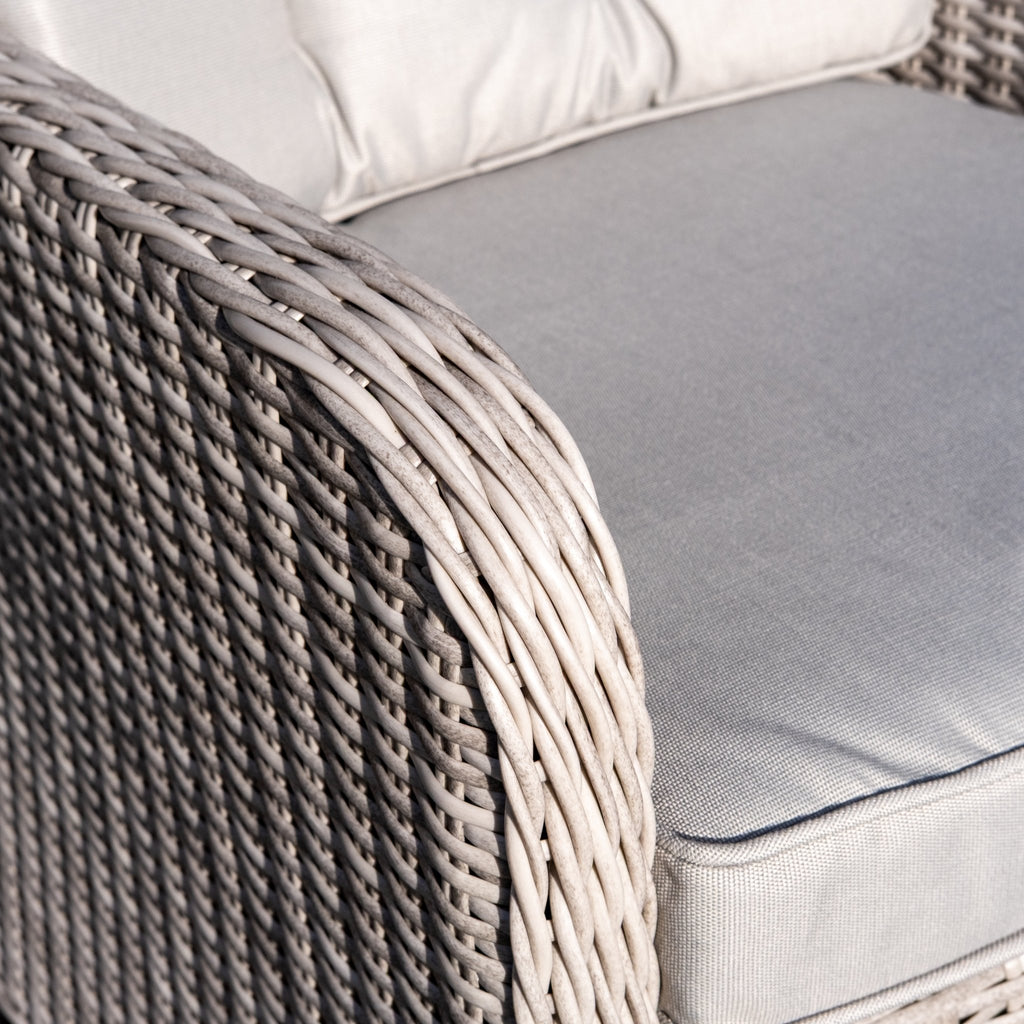 Barcelona - 4 Seater Round Set (Grey) - Rathwood Store