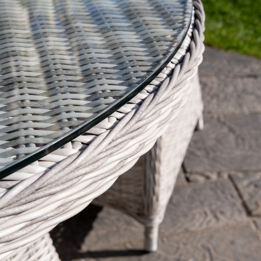 Barcelona - 4 Seater Round Set (Grey) - Rathwood Store