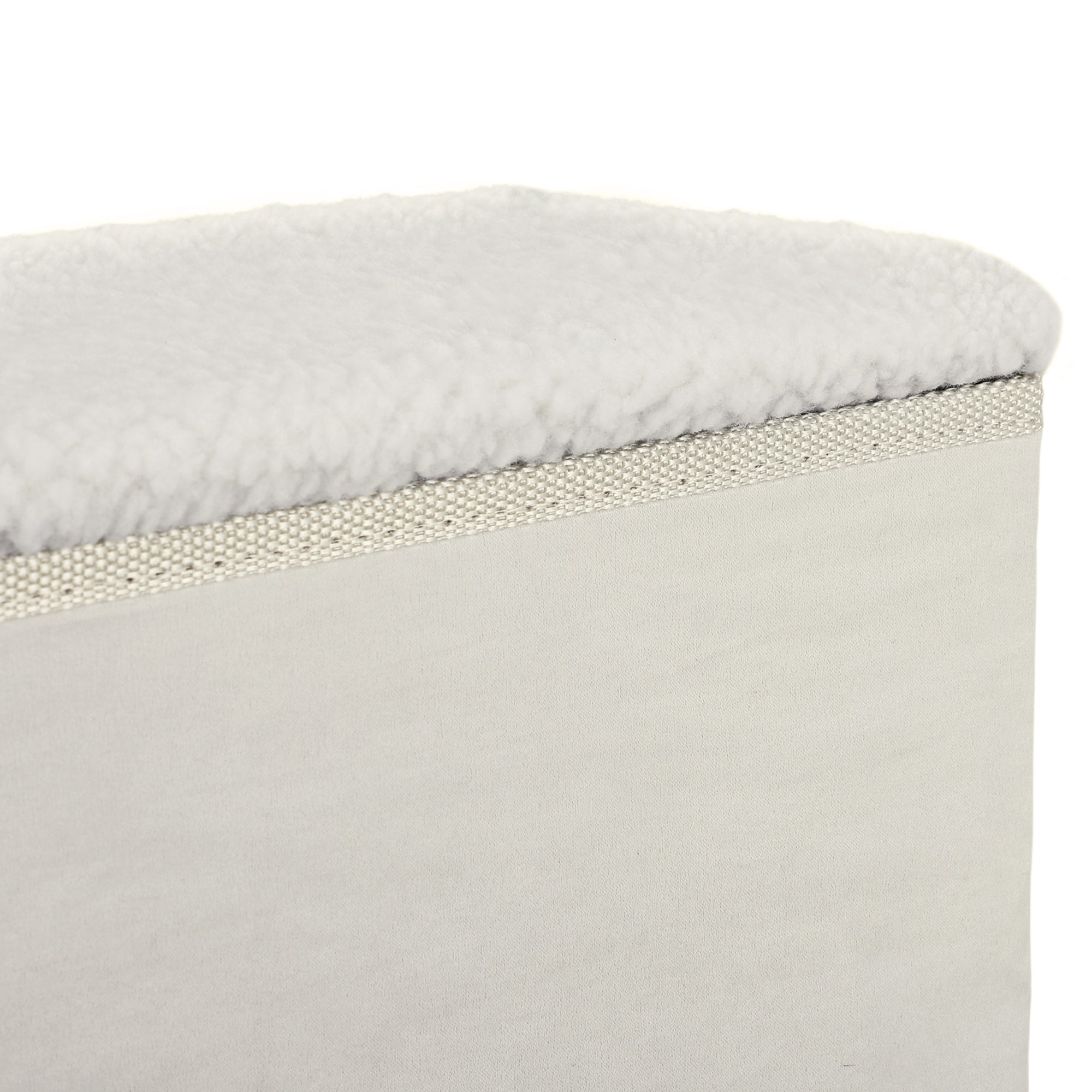 Pet Stairs, Foldable 3 Steps with Storage, MDF White
