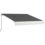 Elektrische Kassettenmarkise, 2,5 x 3m Fernbedienung, Grau