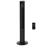 Tower Fan, 45W 70° Oscillation 12H Timer 3 Quiet Speeds, Black