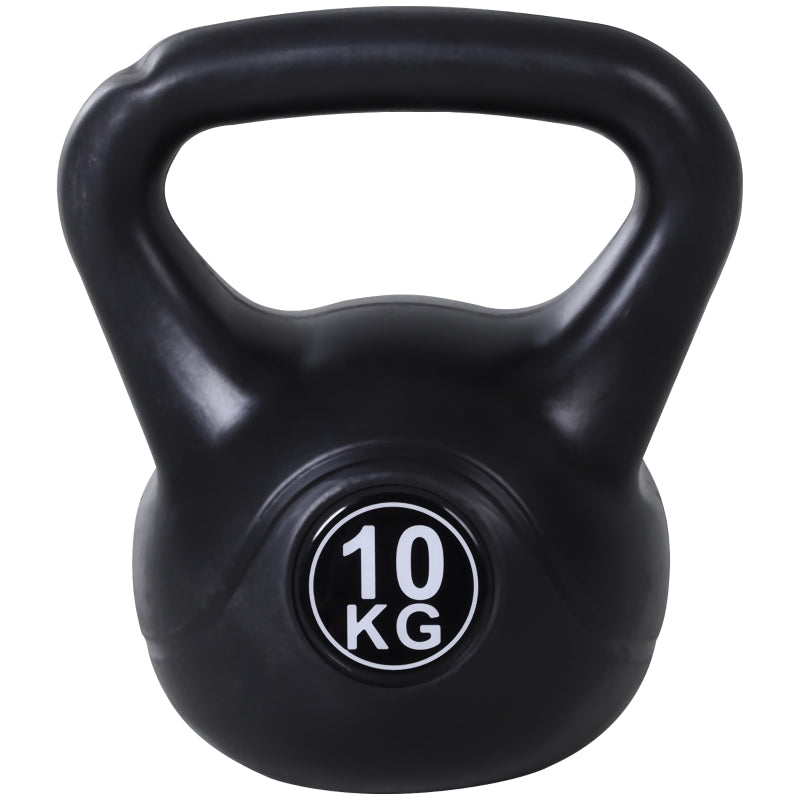 Kettlebell 10 kg Dumbbell Sand Filled Black