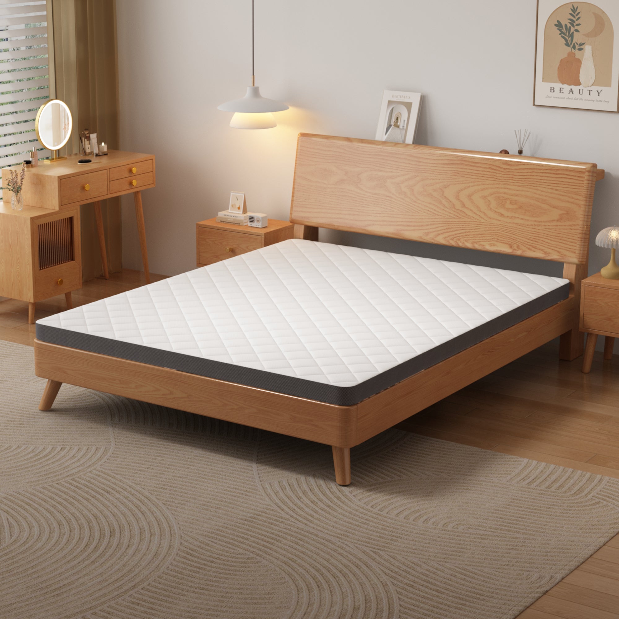 Comfortable Mattress H3, 7 Zone Foam, Medium Strength, 7cm Height, Oeko TEX Certified Foam