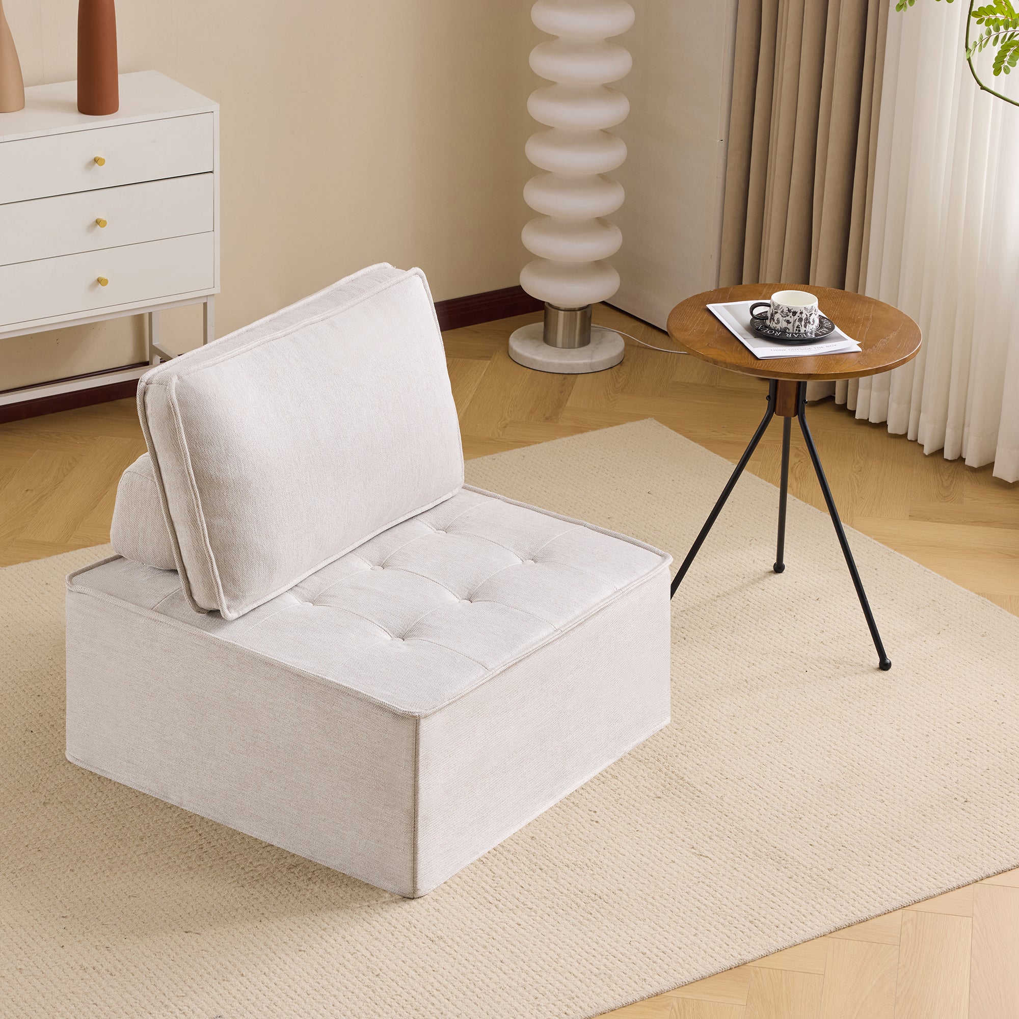 Einzelsofa, kleiner Sitzsack-Sessel, für Wohnzimmer, Schlafzimmer, Gästezimmer oder Kinderzimmer