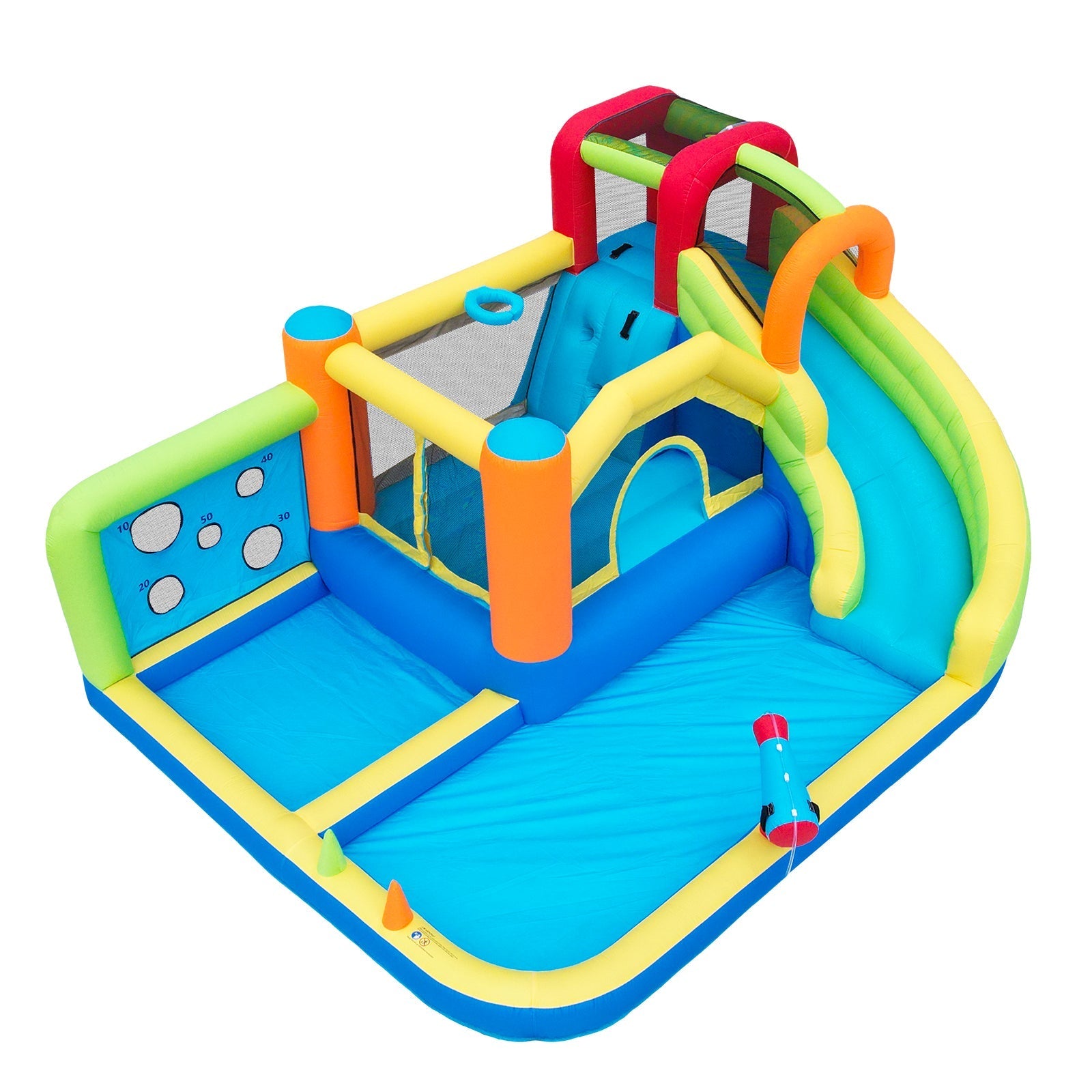 Bouncy Castle with Blower, Multifunctional Water and Trampoline Park
