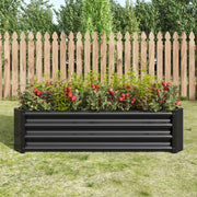 Raised Bed Metal Plant, Steel Rust Protection, Anthracite
