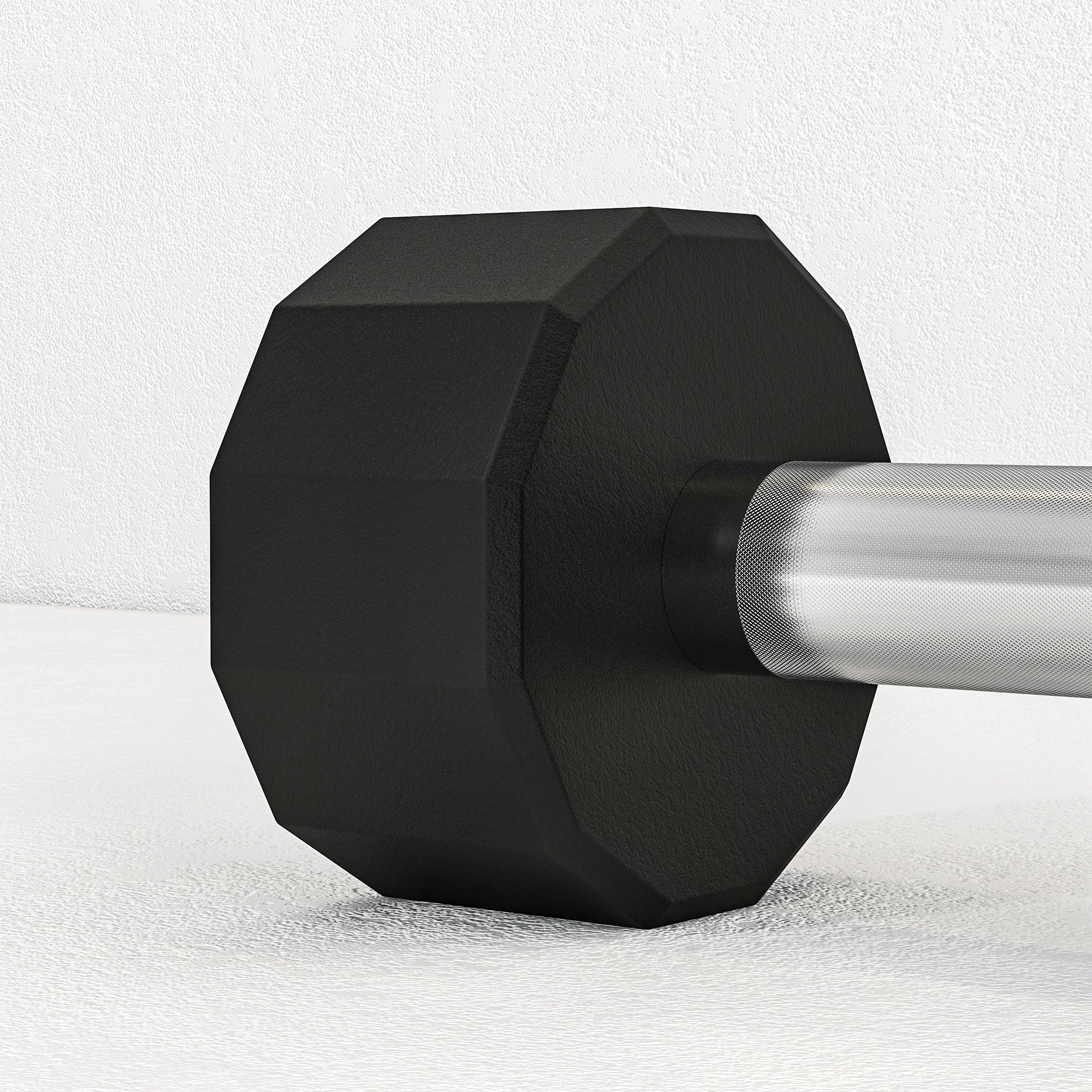 Dumbbell Set 10 kg, Non-Slip Metal, Black