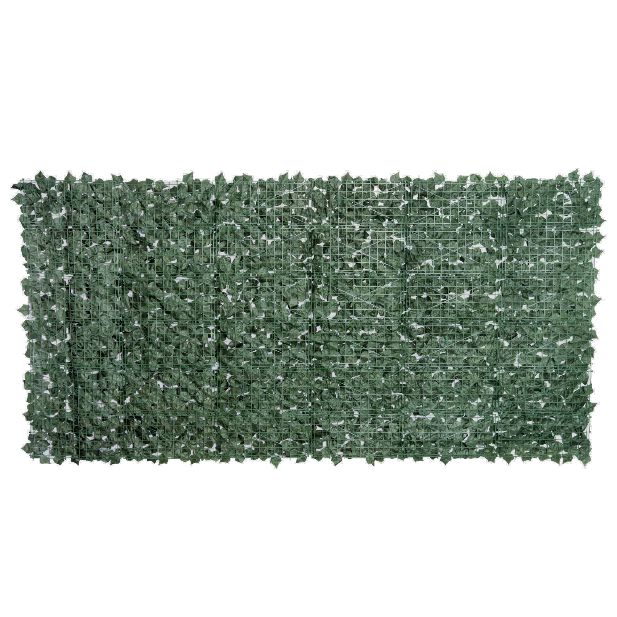 1-Piece Artificial Leaf Hedge Screen Privacy Fence 3M x 1.5M, Dark Green