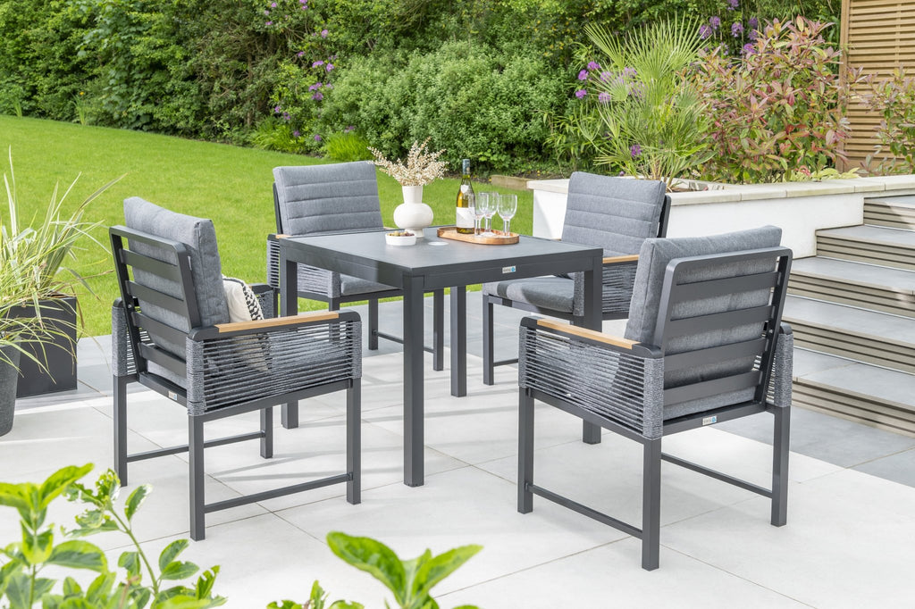 Bellmount 4 - Seater Aluminium Dining Set - Rathwood Store