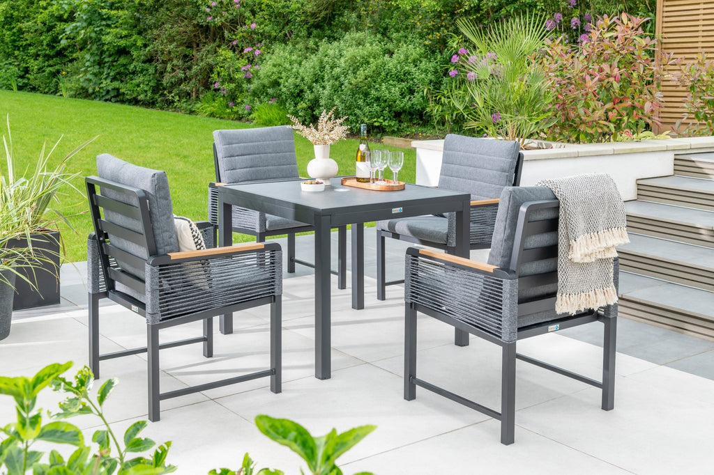 Bellmount 4 - Seater Aluminium Dining Set - Rathwood Store