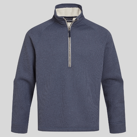 Belton Half Zip Fleece - Blue Navy - Rathwood Store