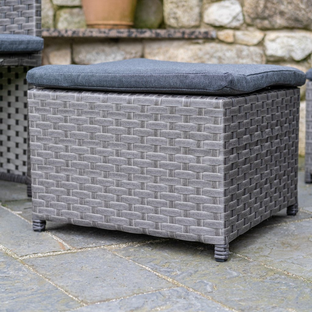 Bespoke Grand - 4 Seater Cube Set with Square Table (Grey) - Rathwood Store
