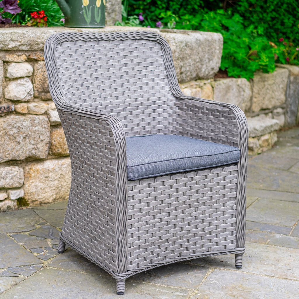 Bespoke Grand - 4 Seater Set with 1.25m Round Table (Grey) - Rathwood Store